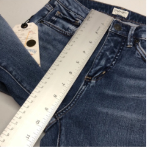 NWT VINTAGE SILVER ISBISTER HIGH-RISE SLIM  JEANS 24x27 ⭐️ - Picture 10 of 12